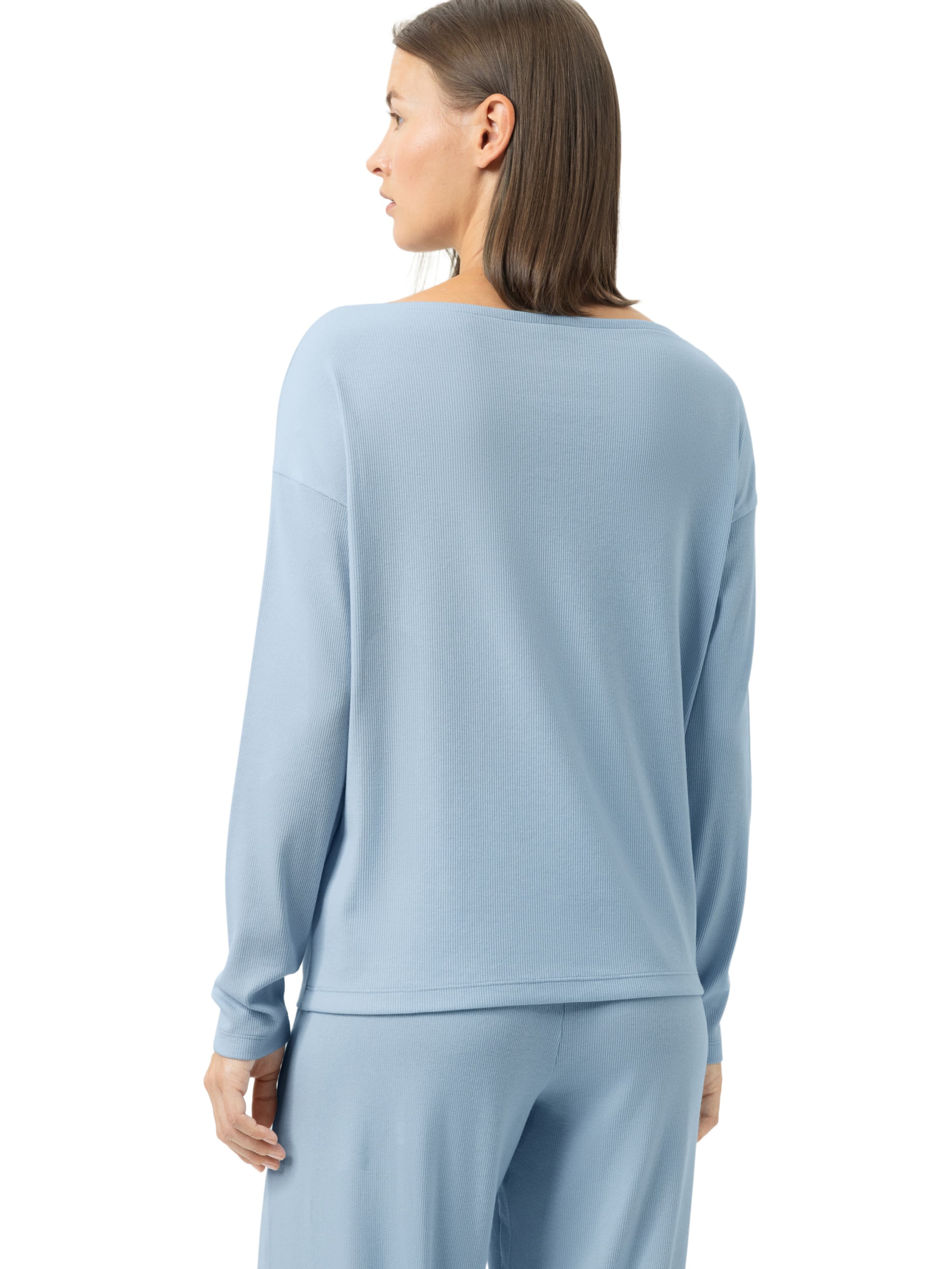 Chemise de nuit 'Casual Rib ' Mey en bleu