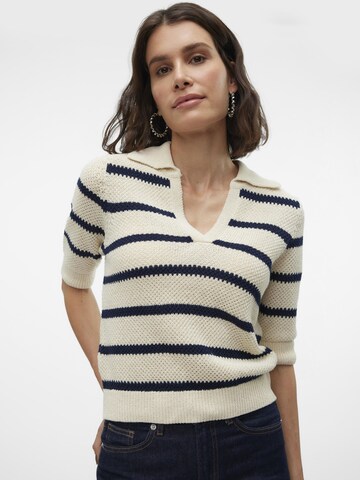 VERO MODA Trui 'VMAmazing' in Beige