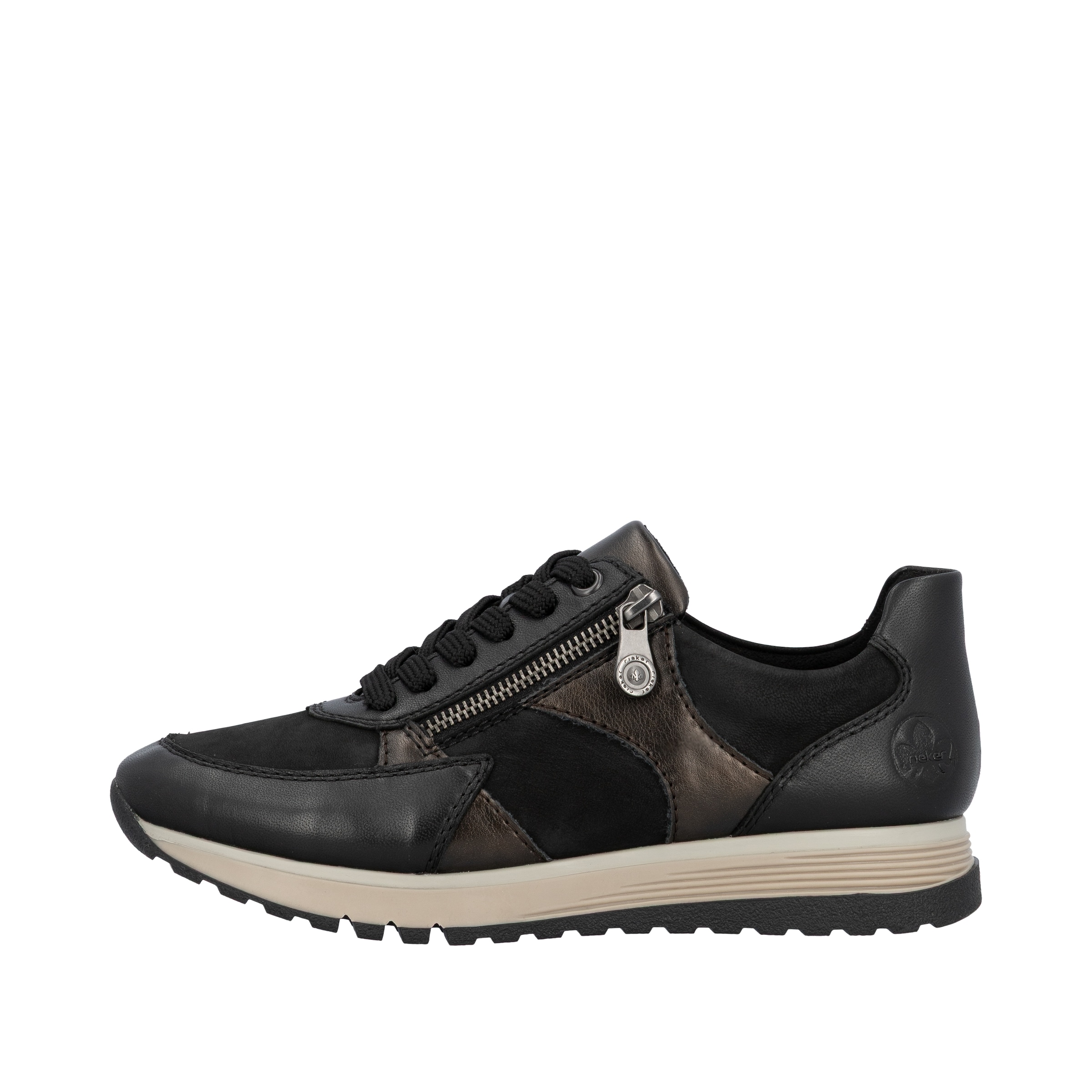 Baskets basses Rieker en noir
