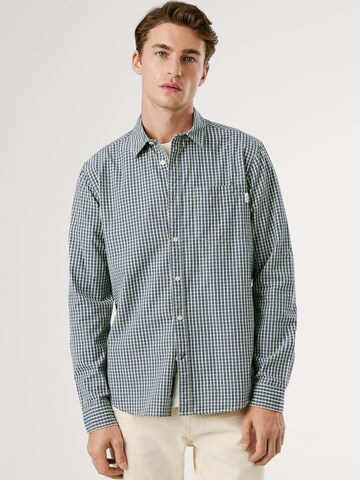 Pepe Jeans Regular Fit Hemd 'Colton' in Blau: Vorderseite