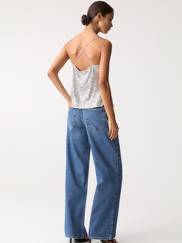 Pull&Bear Topp i silver