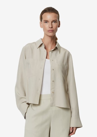 Marc O'Polo Blouse in Beige: voorkant