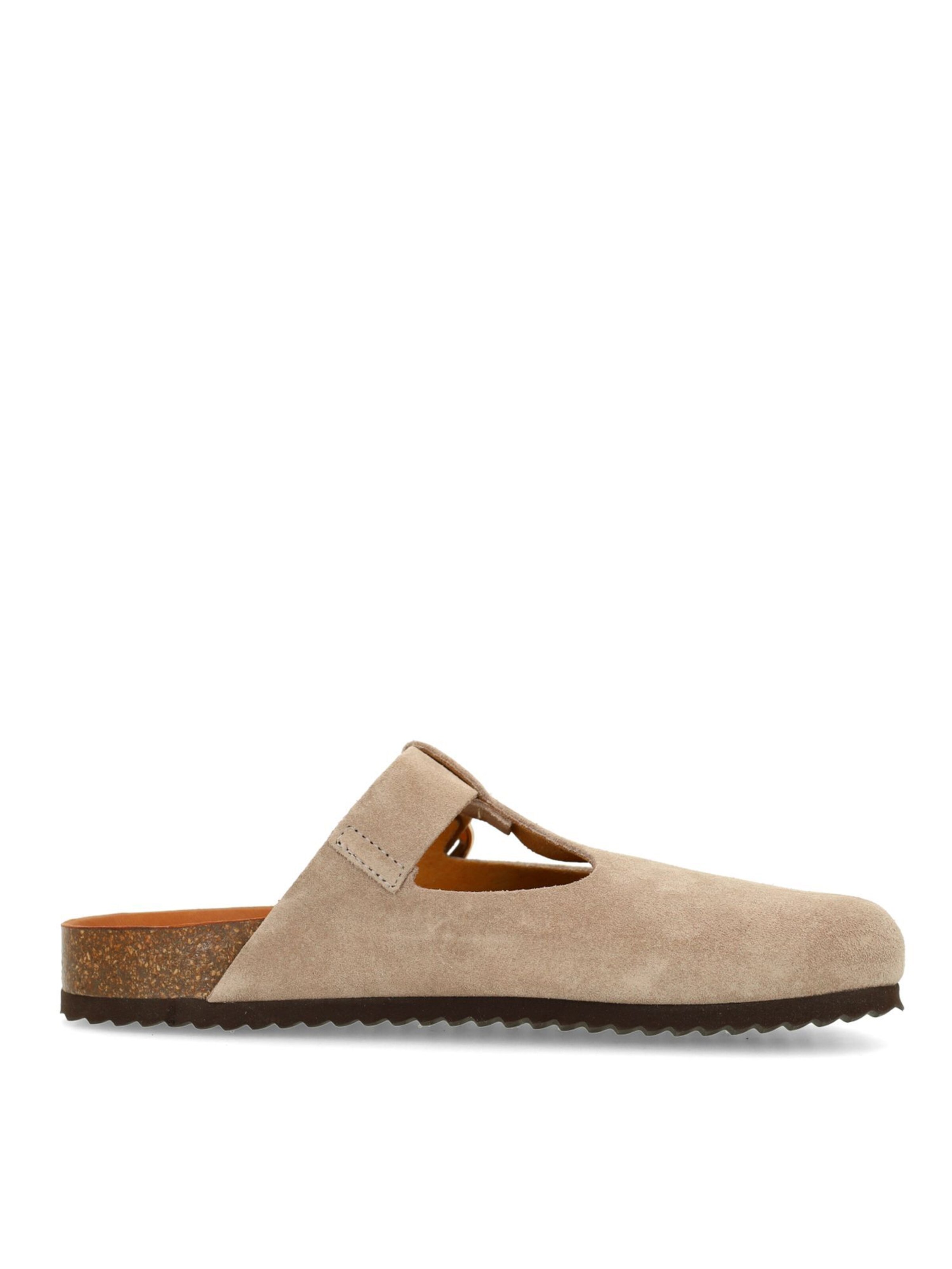 MANFIELD Clogs in Beige