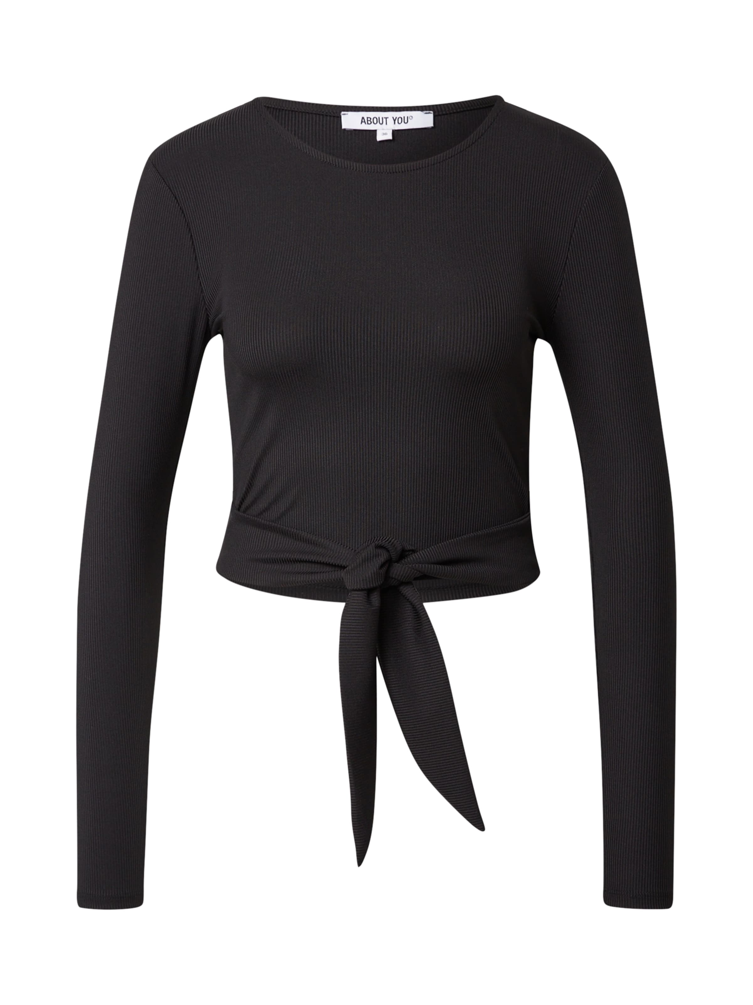ABOUT YOU Тениска 'Madita' в черно: отпред