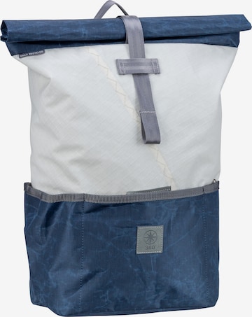 360 Grad Backpack 'Lotse' in Blue: front