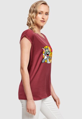 T-shirt 'Tom and Jerry - Thumbs Up' ABSOLUTE CULT en rouge