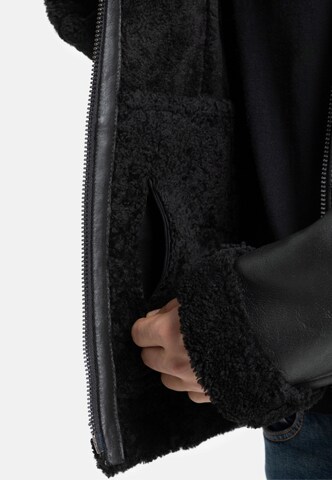 Valcuer 1887 Lederjacke 'Peter VC' in Schwarz
