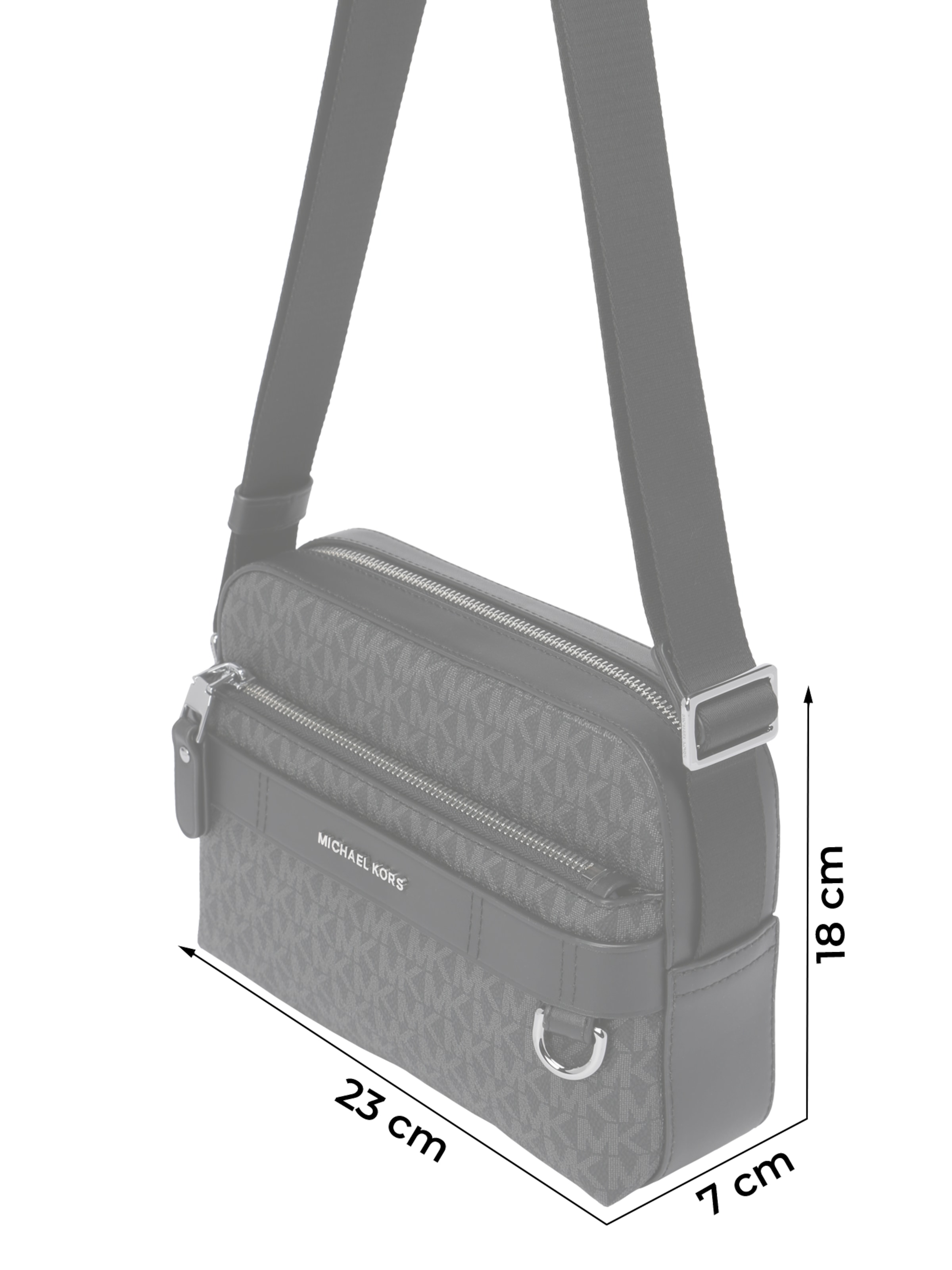 Borsa a tracolla di Michael Kors in nero