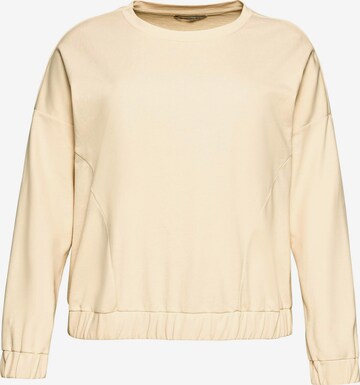 SHEEGO Sweatshirt in Beige: predná strana