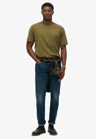T-Shirt 'Locker' Superdry & Co en vert