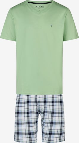 Phil & Co. Berlin Pajama short ' Classics ' in Blue: front