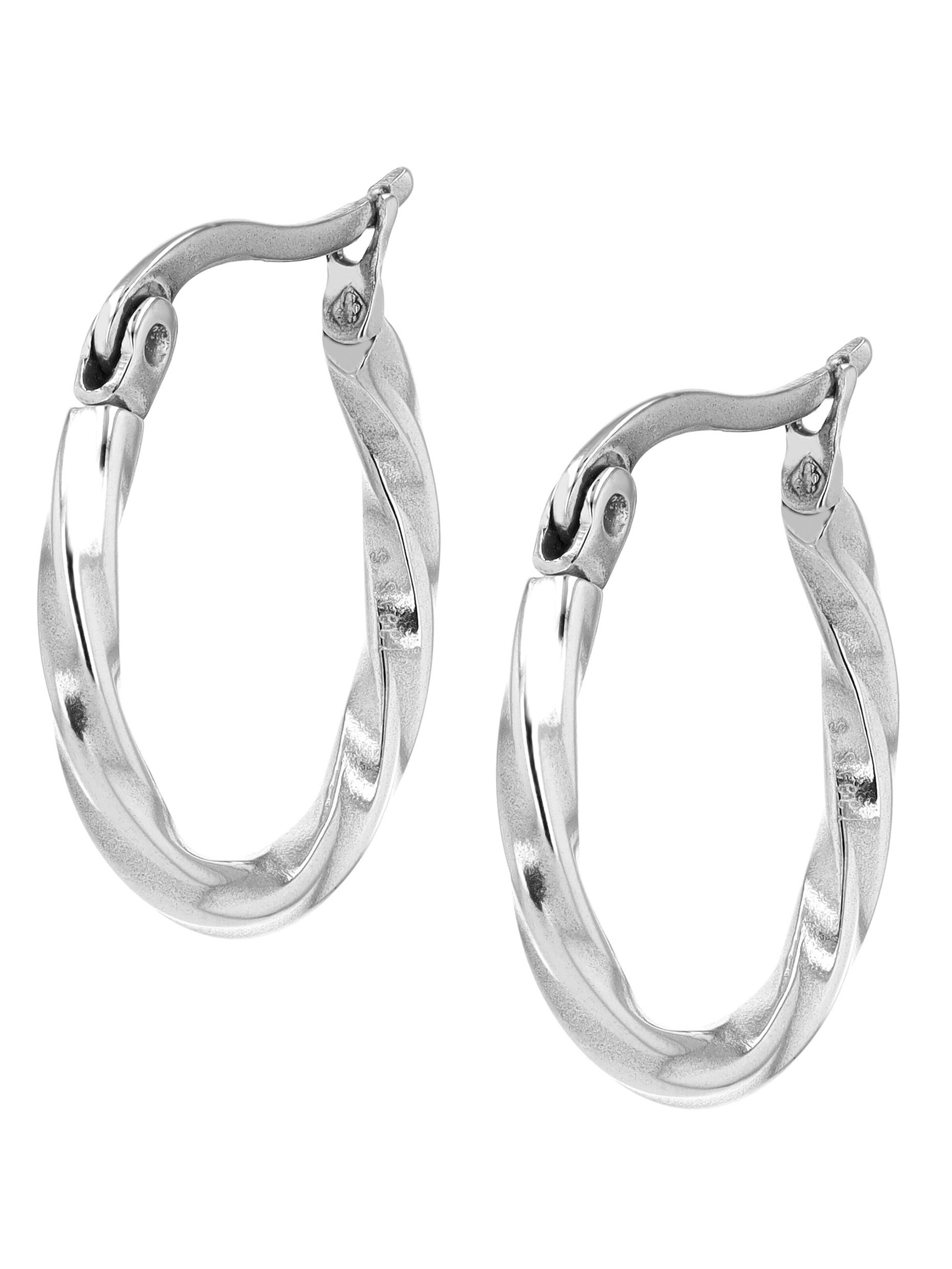 Akzent Earrings 'Schila, silberfarbig, langlebig' in Silver