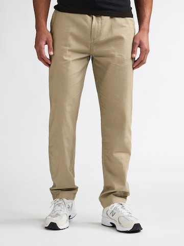 Petrol Industries Обычный Брюки-чинос в Бежевый: спереди