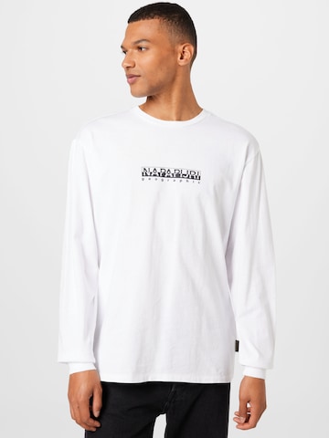 T-Shirt NAPAPIJRI en blanc : devant