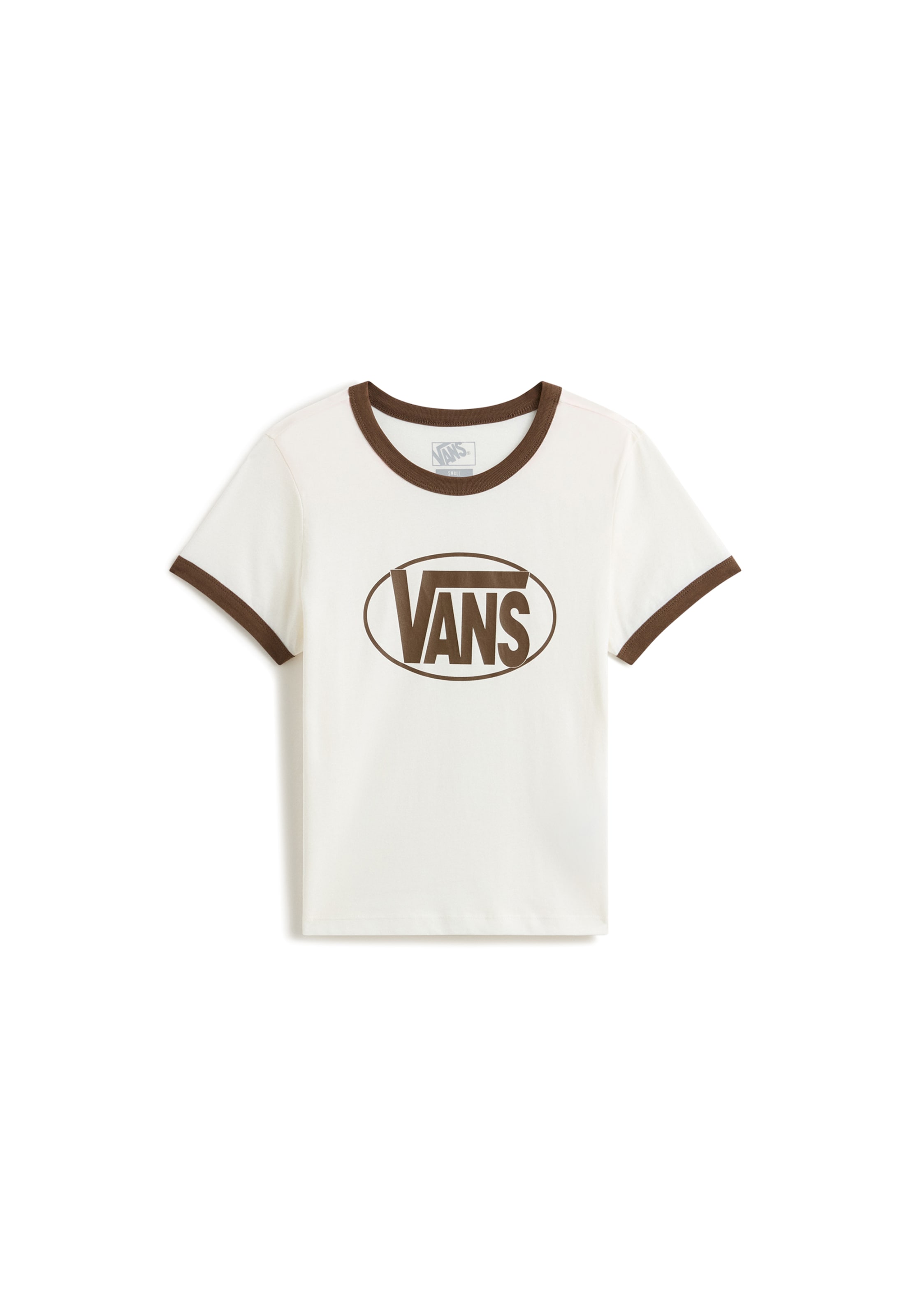 balts VANS T-Krekls 'Center Chest Ringer': no priekšpuses