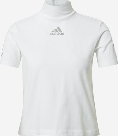 ADIDAS SPORTSWEAR Λειτουργικό μπλουζάκι σε γκρι / λευκό, Άποψη προϊόντος