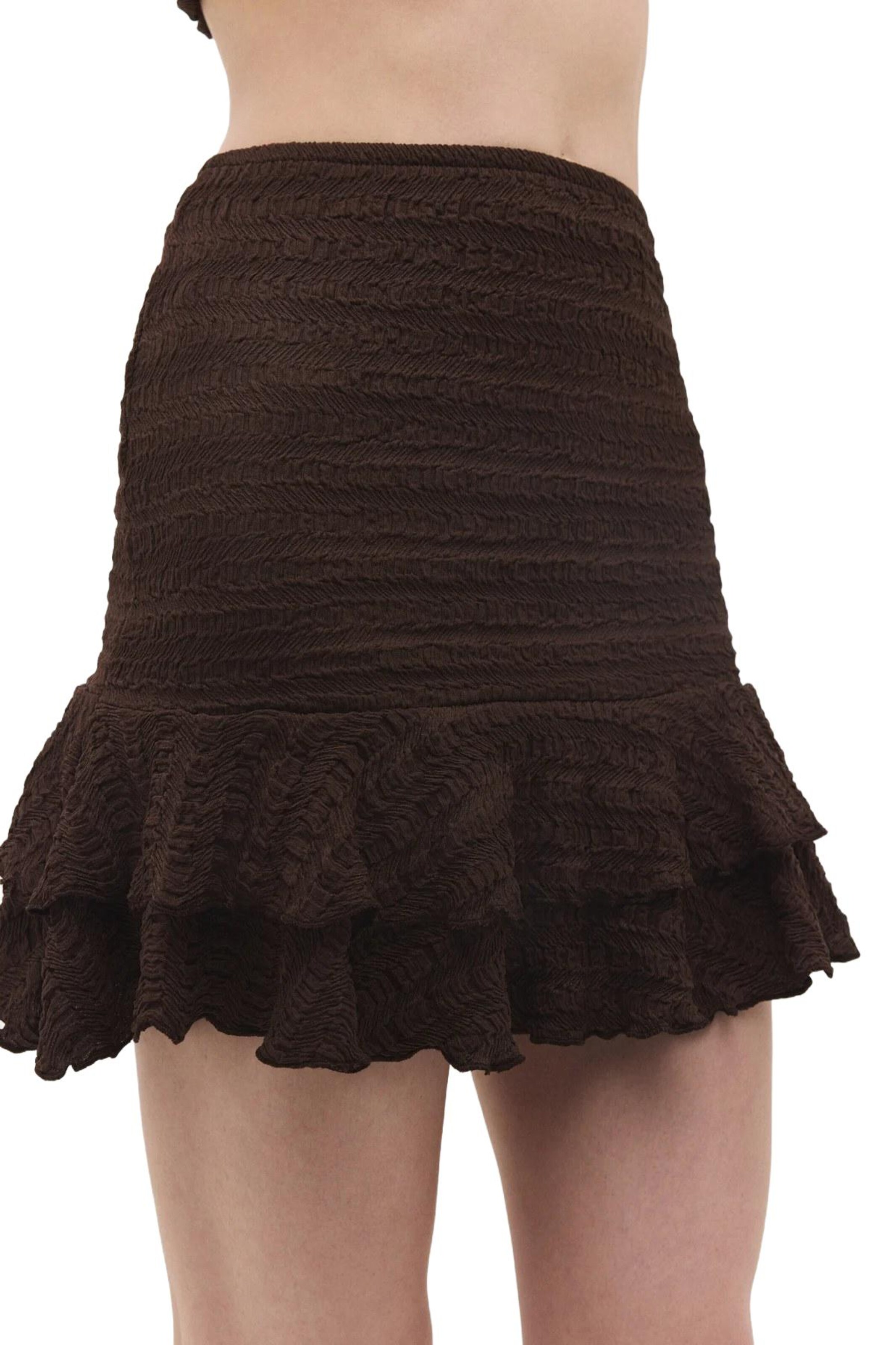 Jupe No Matter What en marron