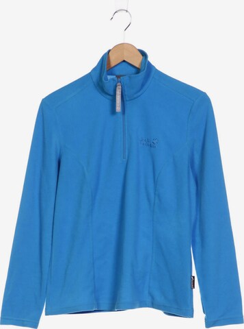 JACK WOLFSKIN Sweatshirt & Zip-Up Hoodie in L in Blue: front