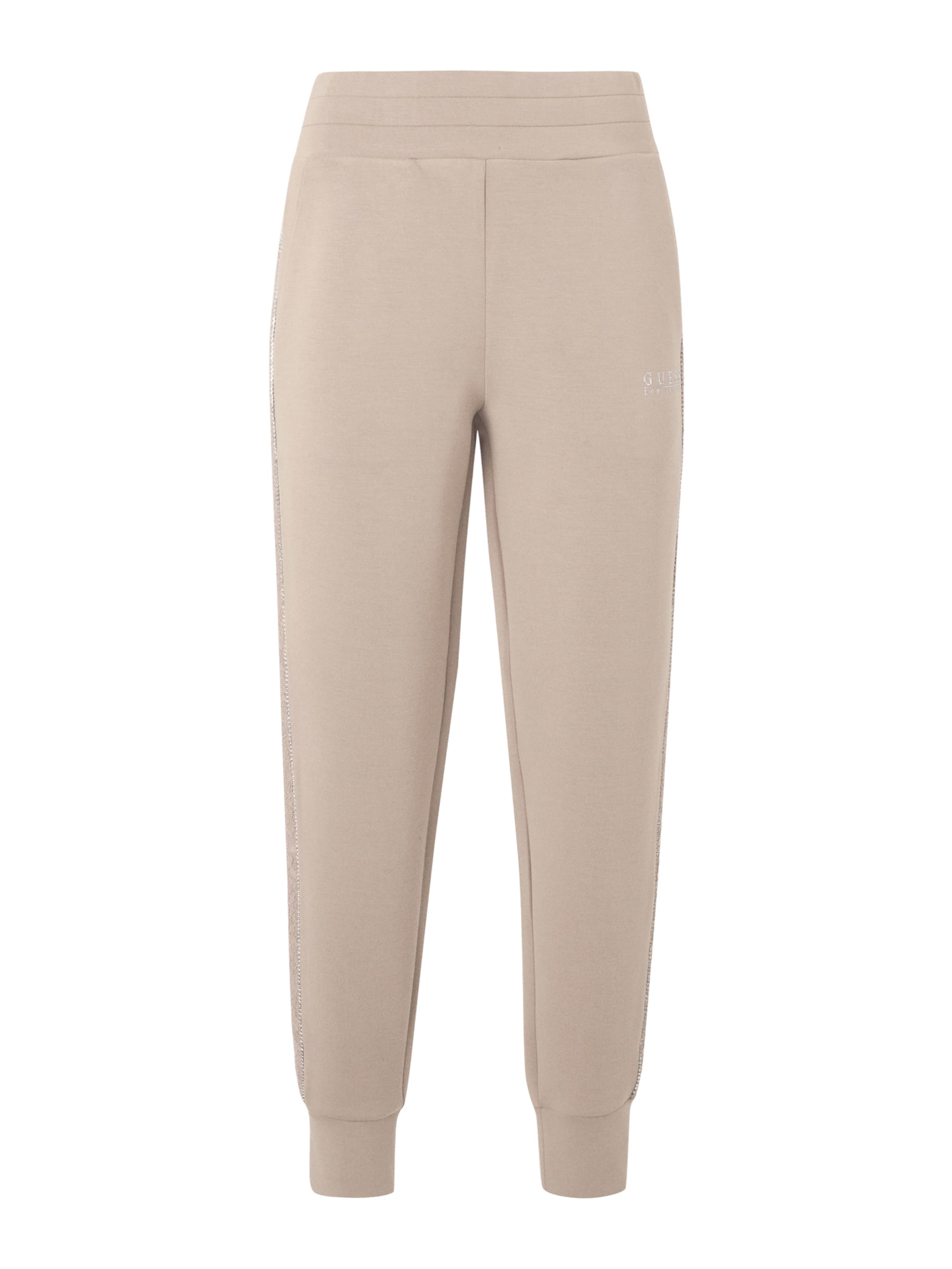 Effilé Pantalon 'NEW VICTOIRE' GUESS en beige : devant