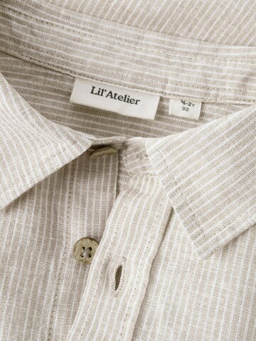 Coupe regular Chemise NAME IT en beige