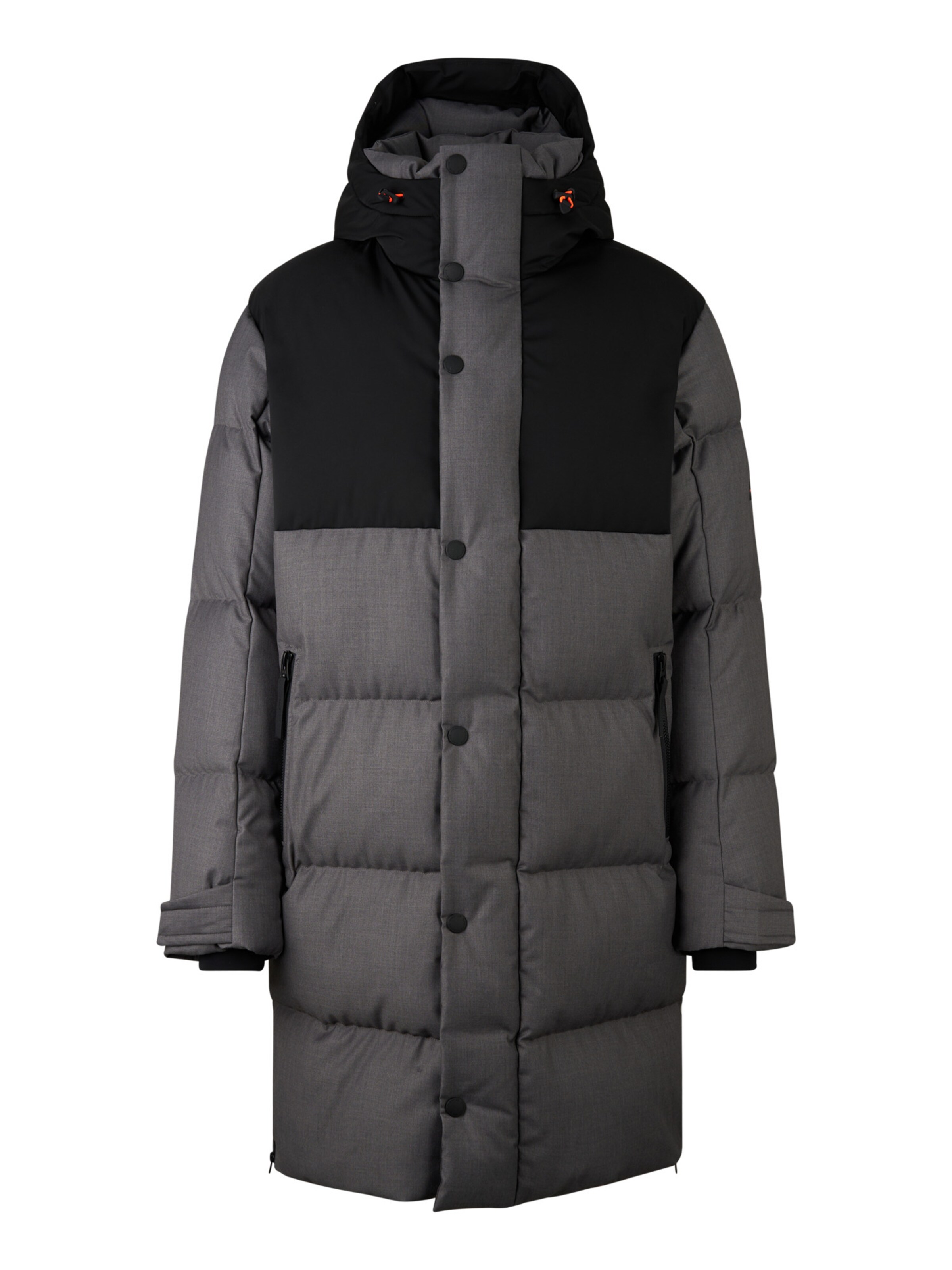 Bogner Fire + Ice Mantel 'Walt' in Grau: Vorderseite