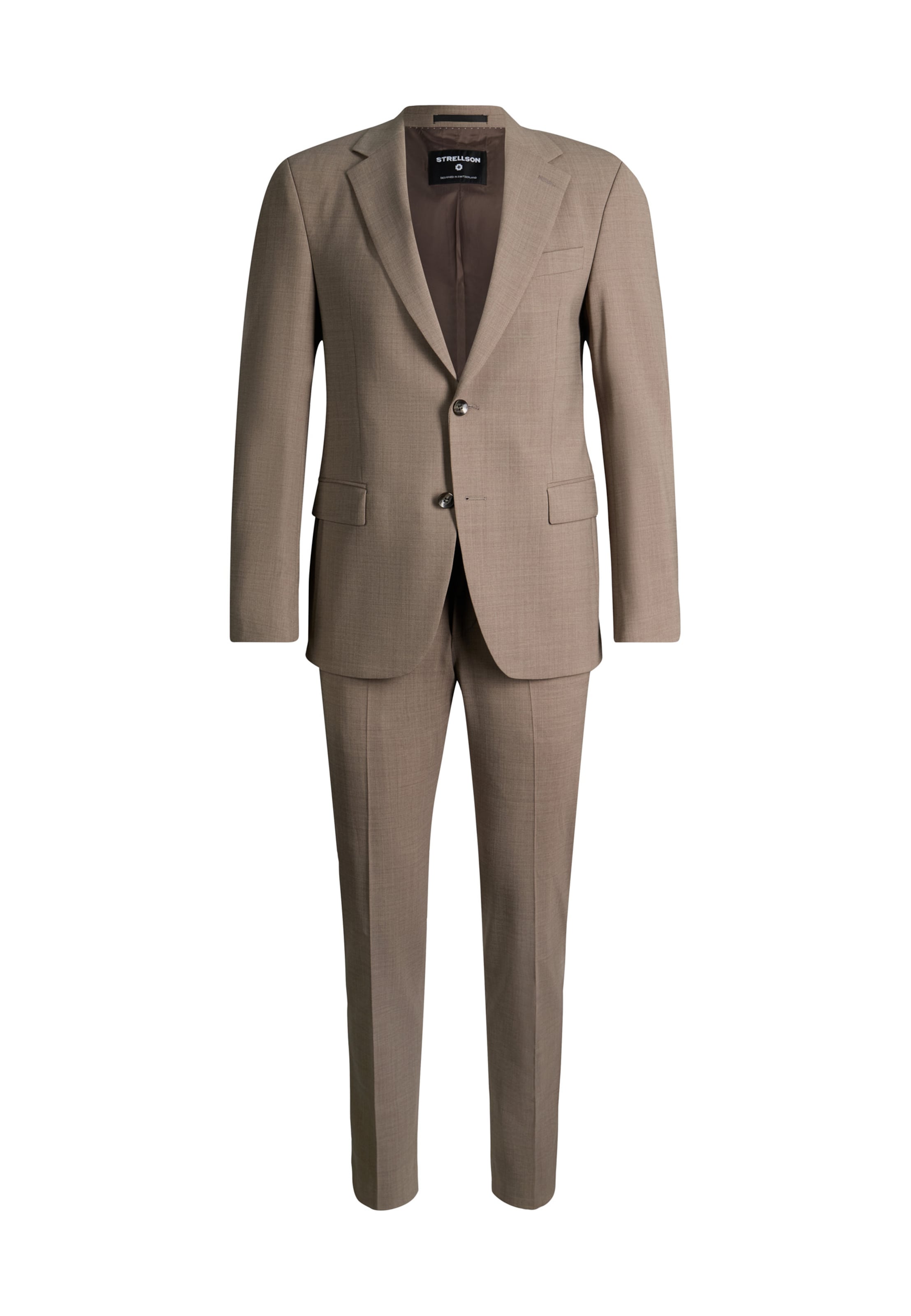 STRELLSON Regular Suit in Beige: front