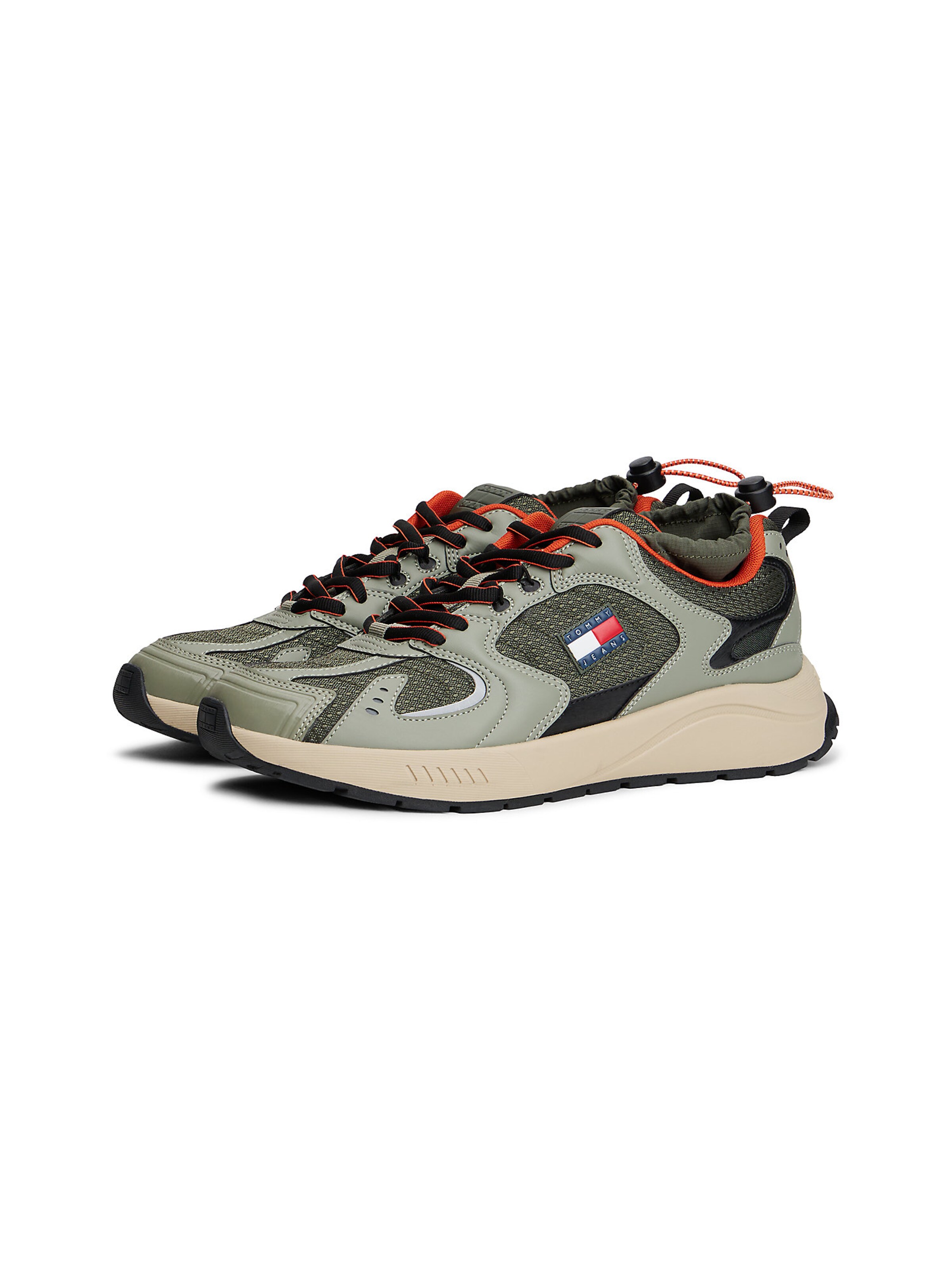 Baskets basses Tommy Jeans en vert