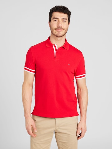 T-Shirt TOMMY HILFIGER en rouge : devant