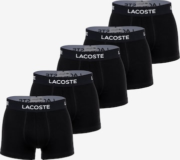 LACOSTE Boxer shorts in Black: front