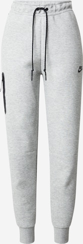 Nike SportswearTapered Hlače - siva boja: prednji dio
