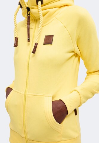 naketano Sweat jacket in Yellow