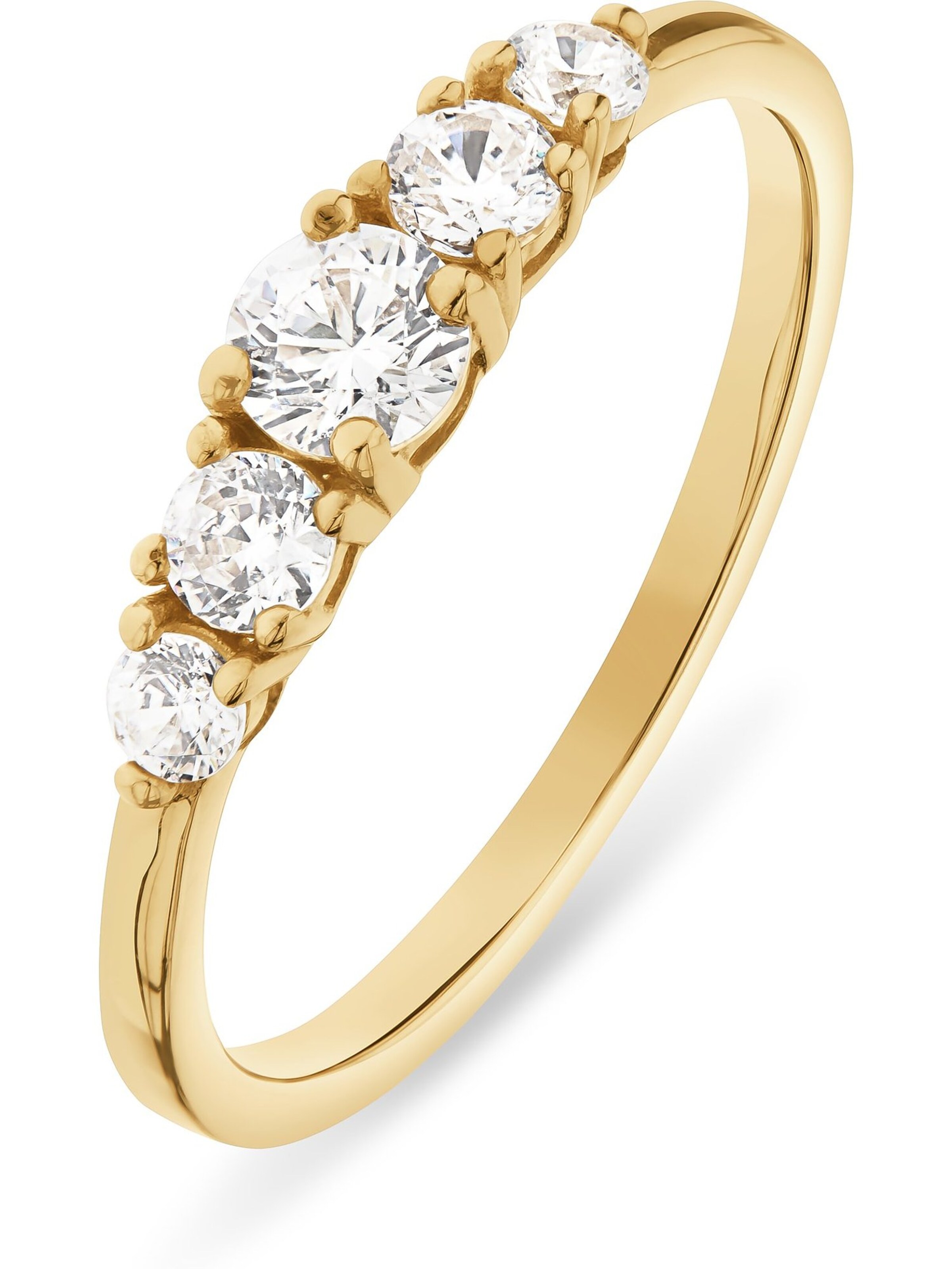 CHRIST Ring in Gelb: Vorderseite