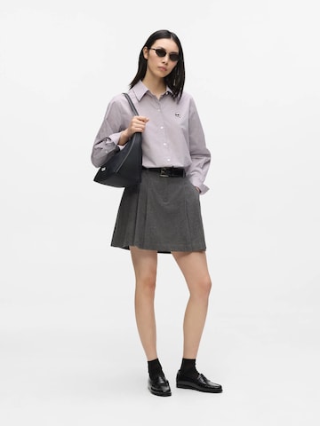 Karl Lagerfeld Bluse 'Ikon' in Weiß