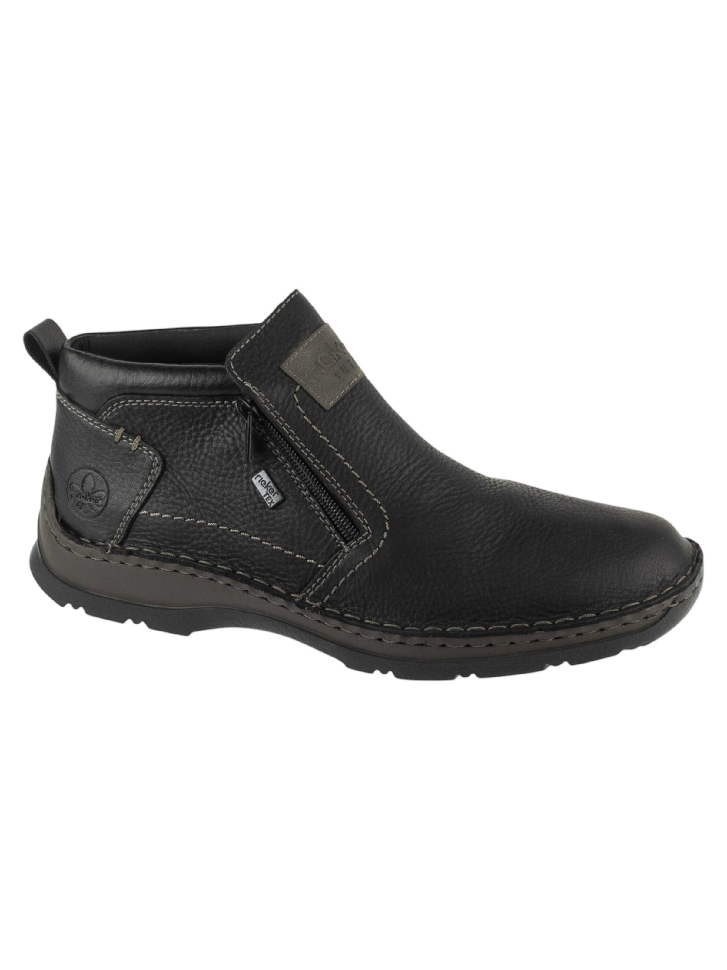 Rieker Veterboots 'Rieker Shoes 05357' in Zwart: voorkant