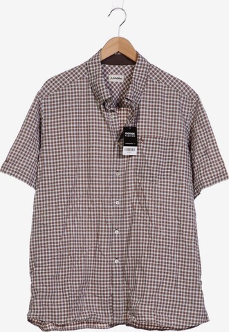 Schöffel Button Up Shirt in XXL in Brown: front