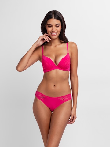 Sutien de tricou Sutien de la Dorina pe roz