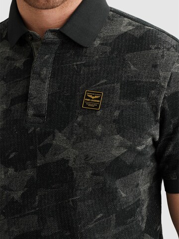 T-Shirt 'PME LEGEND - Polo shirt in piqué with allover print' PME Legend en bleu