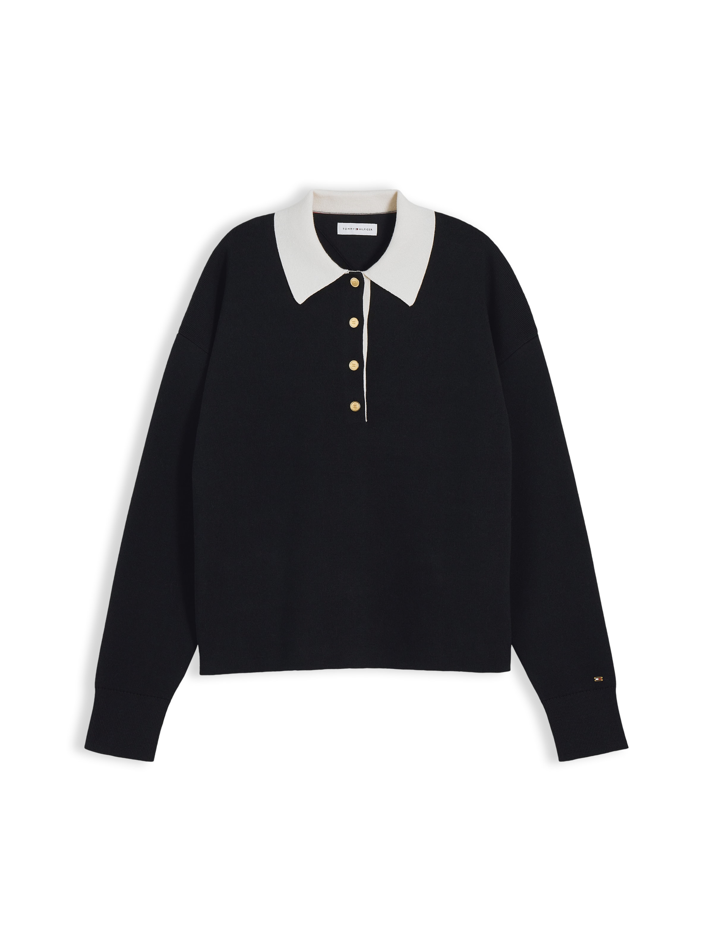 TOMMY HILFIGER Pullover in Schwarz: Vorderseite