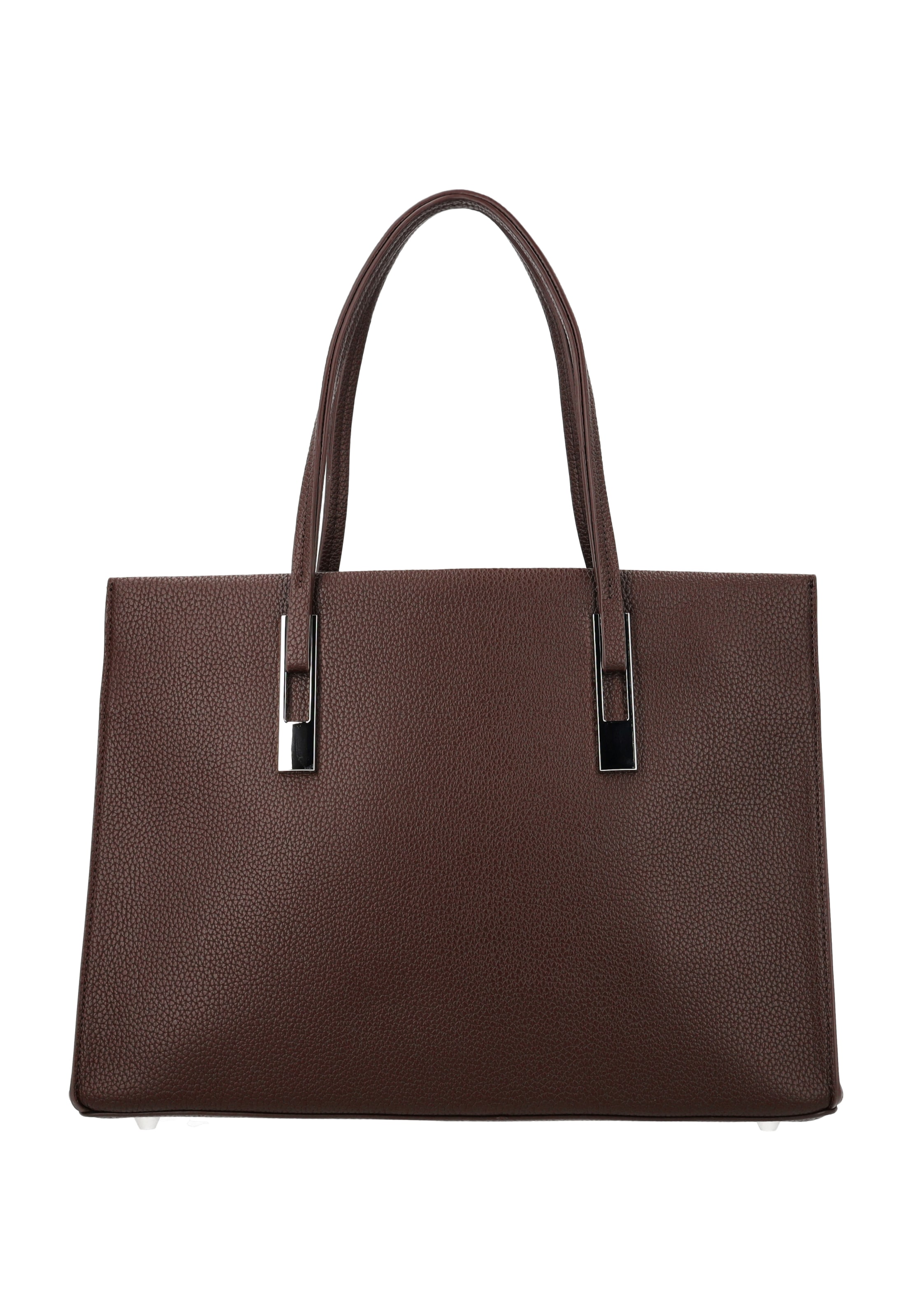 Usha - Bolso de mano en marrón: frente