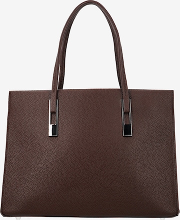 Usha - Bolso de mano en marrón: frente