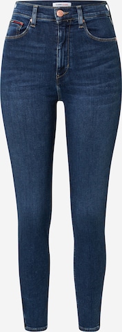 Tommy Jeans Skinny Jeans 'Sylvia' in Blauw: voorkant