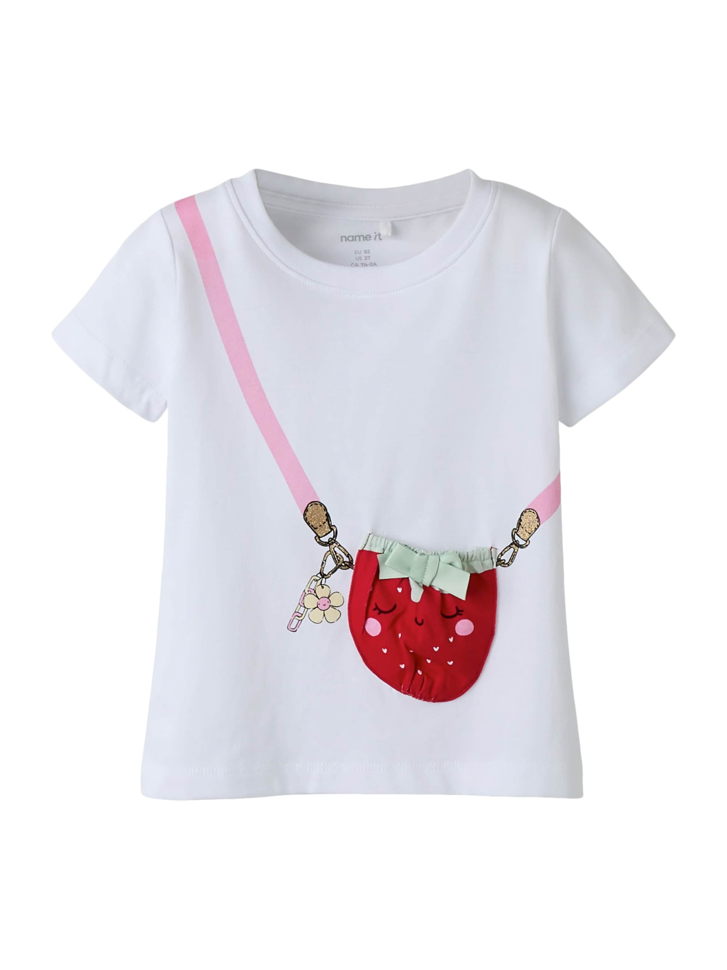 NAME IT - Camiseta 'NMFJOLINE' en blanco: frente