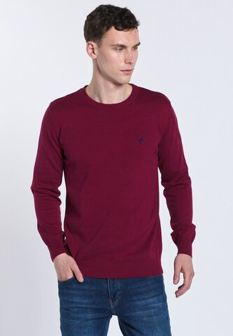 DENIM CULTURE Sweater 'NARCISO' in Red: front