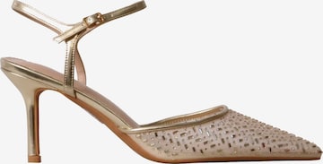 Super Mode - Zapatos con plataforma en oro: frente