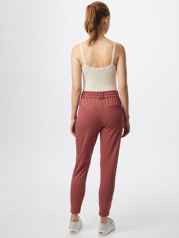 Coupe slim Pantalon à pince 'Poptrash' ONLY en rouge