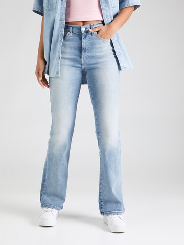 Tommy Jeans Flared Jeans 'SYLVIA' in Blauw: voorkant