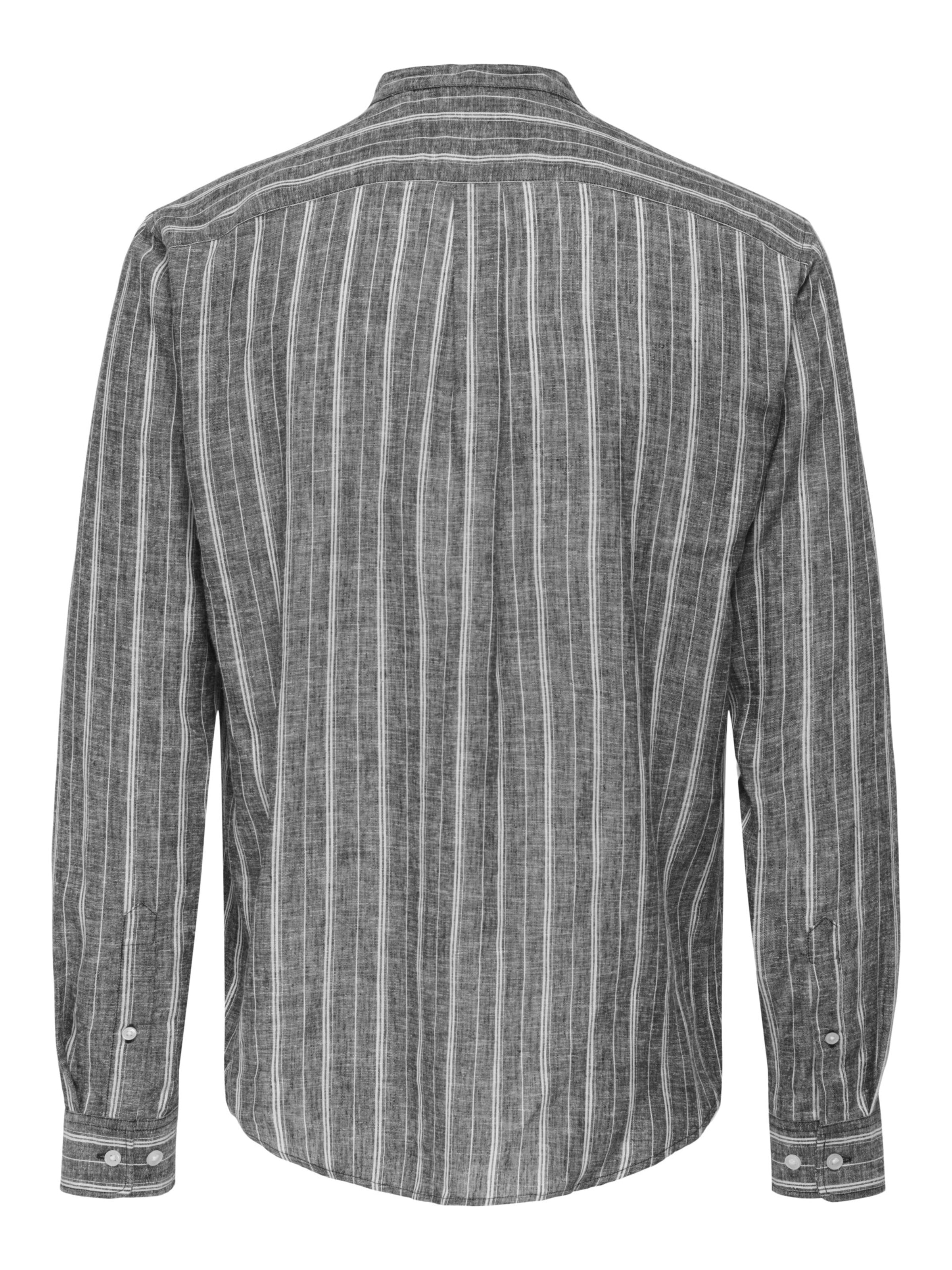 ONLY Regular fit Button Up Shirt in Grey