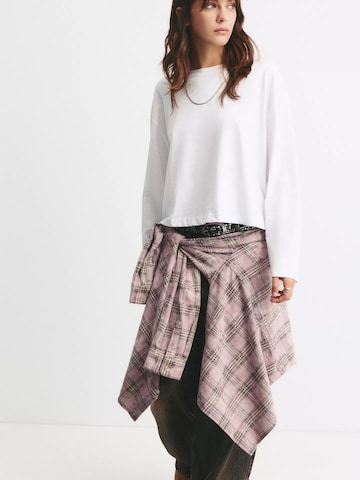 Pull&Bear Shirt in Weiß