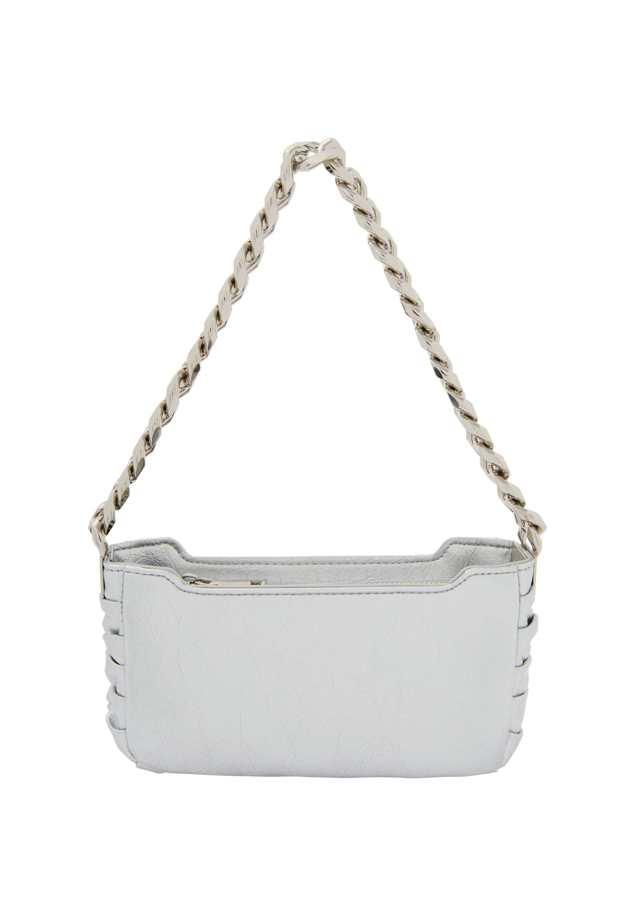 faina Torba na ramię w kolorze srebrny: przód