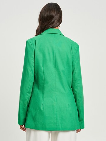 Blazer 'LIANA' Tussah en vert : derrière